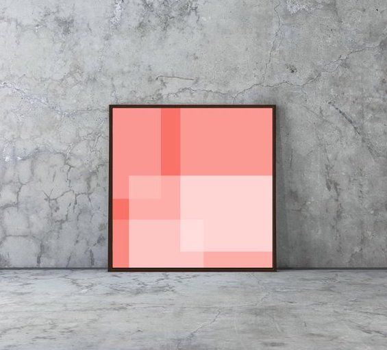 25 Handmade items in most wanted color of 2019 by Pantone - Living Coral 16-1546.