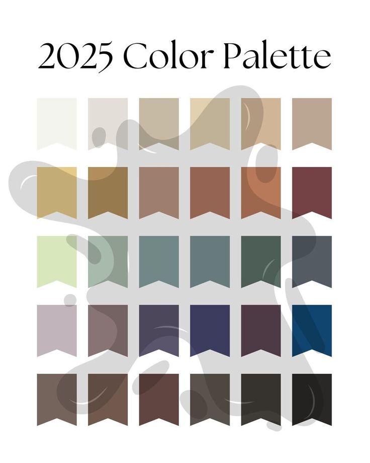 🌈 Trending Color Palettes You’ll See Everywhere in 2025